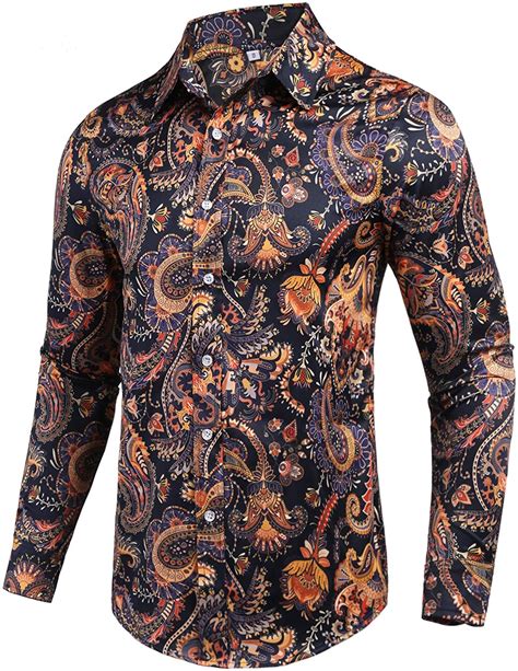 men's luxury printed shirts.